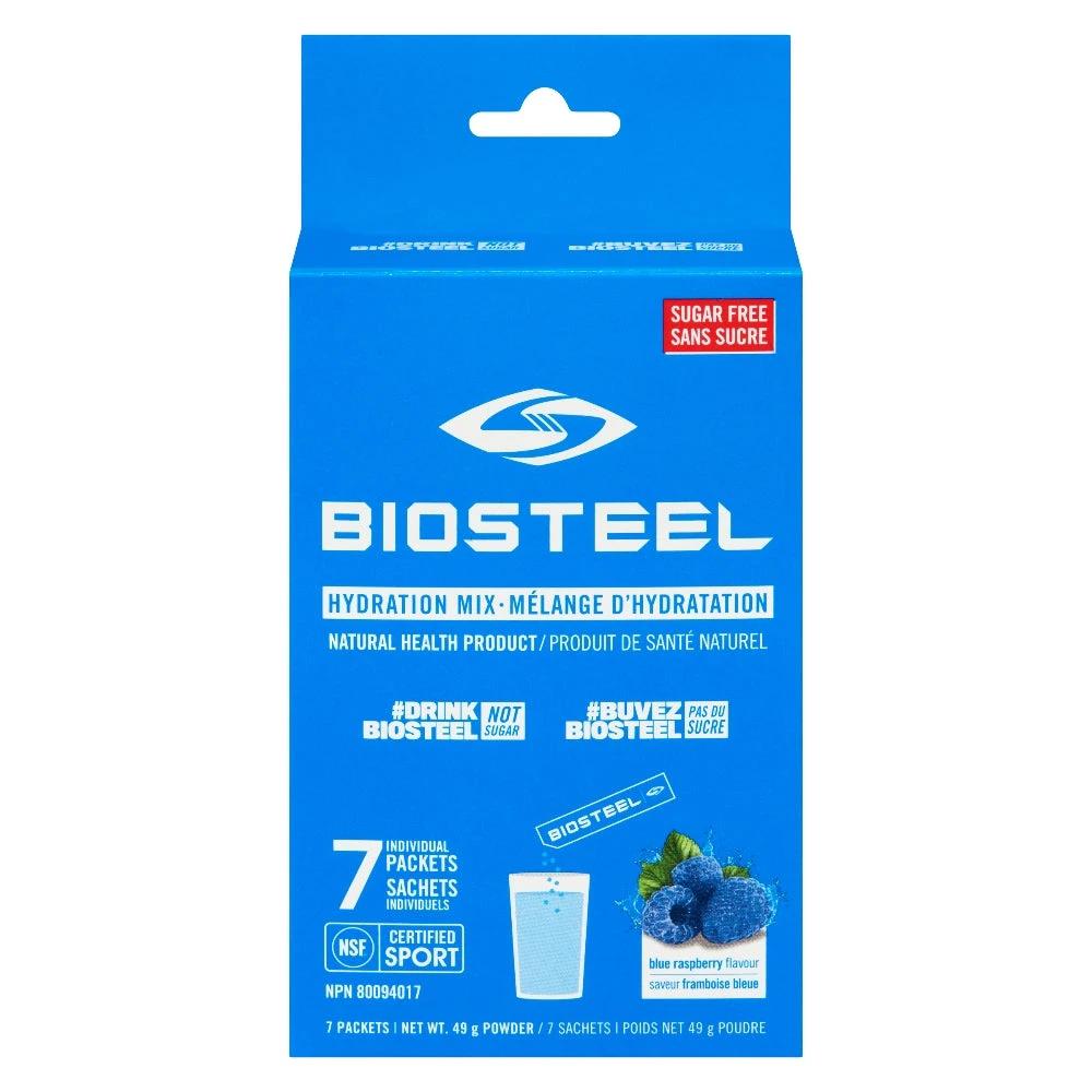 Biosteel - Hydration Mix On-The-Go Sachets 7 x 7g Blue Raspberry