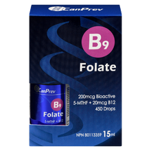 Load image into Gallery viewer, B9 Folate 200mcg drops 15ml
