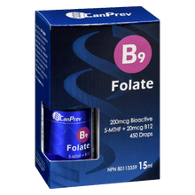 Load image into Gallery viewer, B9 Folate 200mcg drops 15ml
