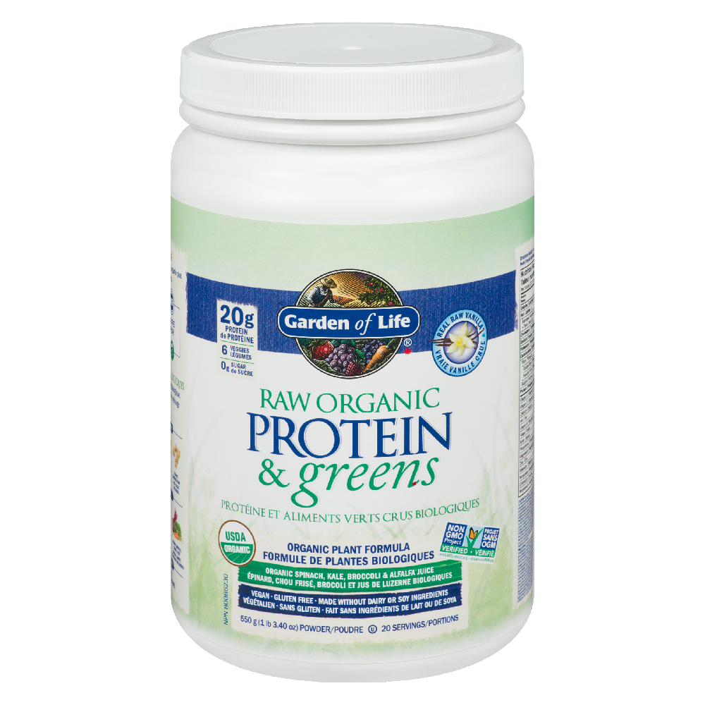 Garden of Life Protein &amp; Greens Vanilla 550G