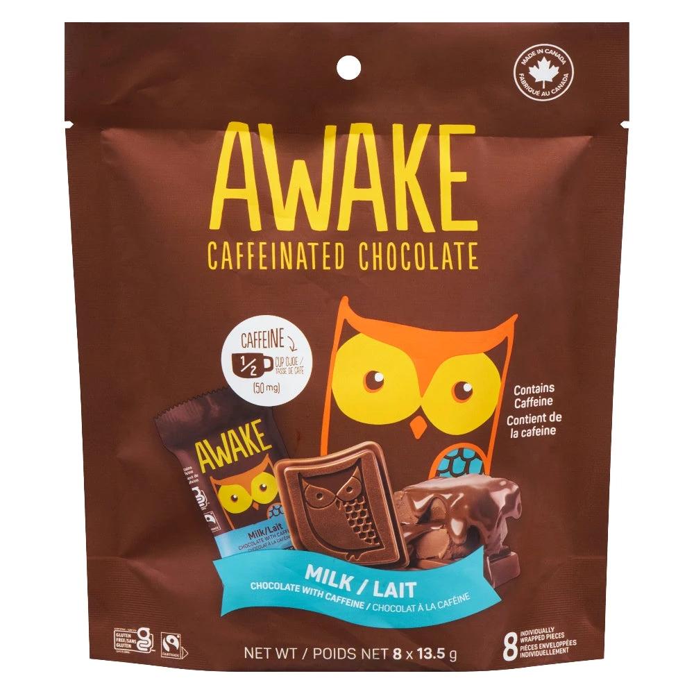 Caffeine Chocolate Squares- Milk Chocolate