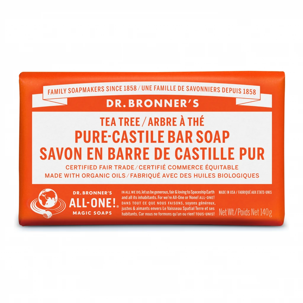 Tea Tree Castile Bar Soap by Dr Bronner