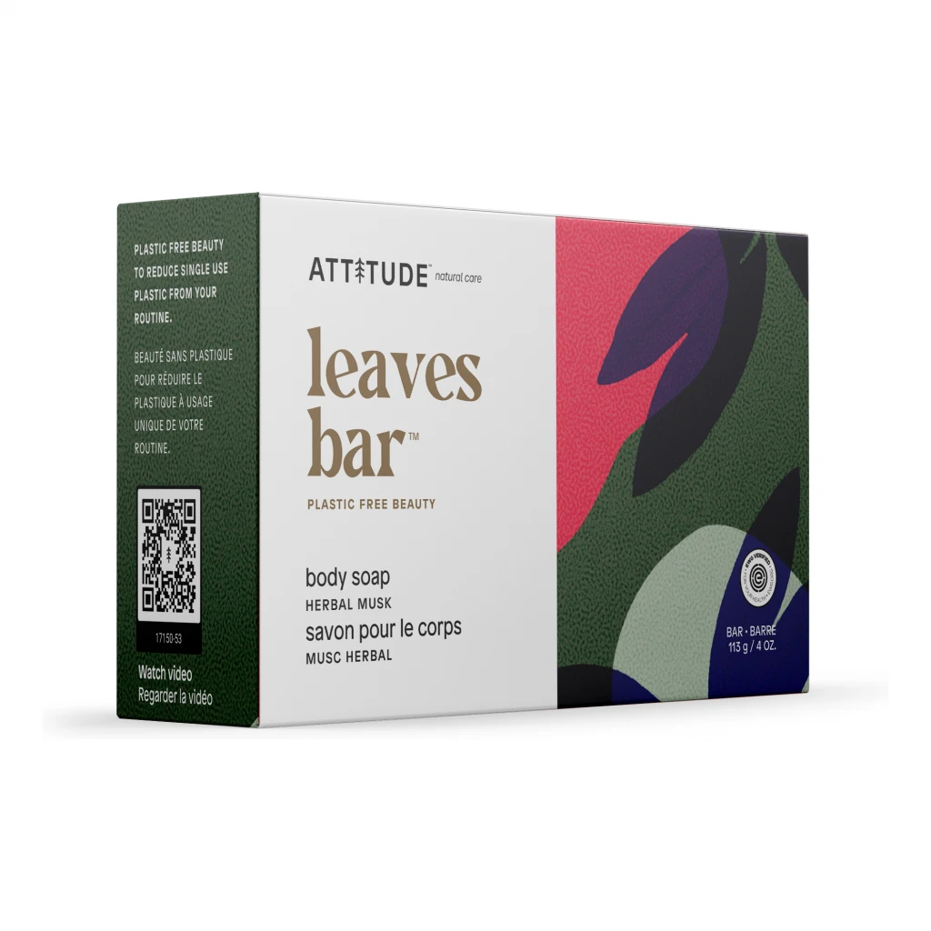 Body Soap Bar - Herbal Musk by Attitude