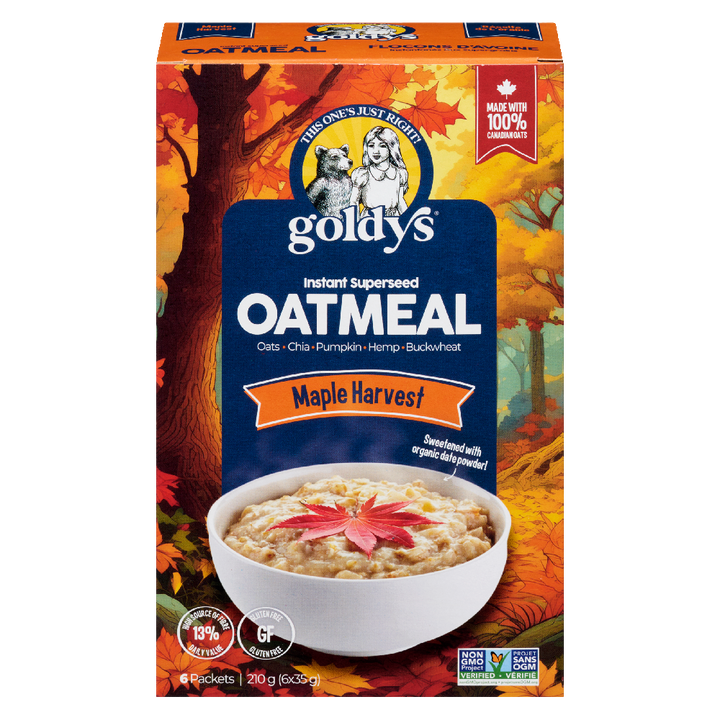 Maple Instant Superseed Oatmeal 210g