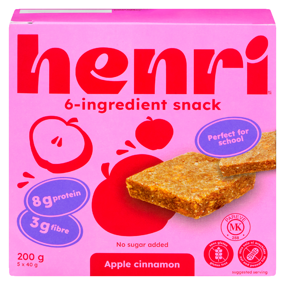 Apple Cinnamon Snack Bars (Box of 5) 200g