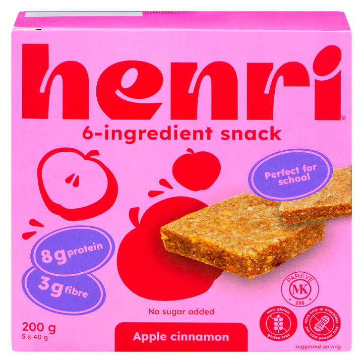 Apple Cinnamon Snack Bars (Box of 5) 200g