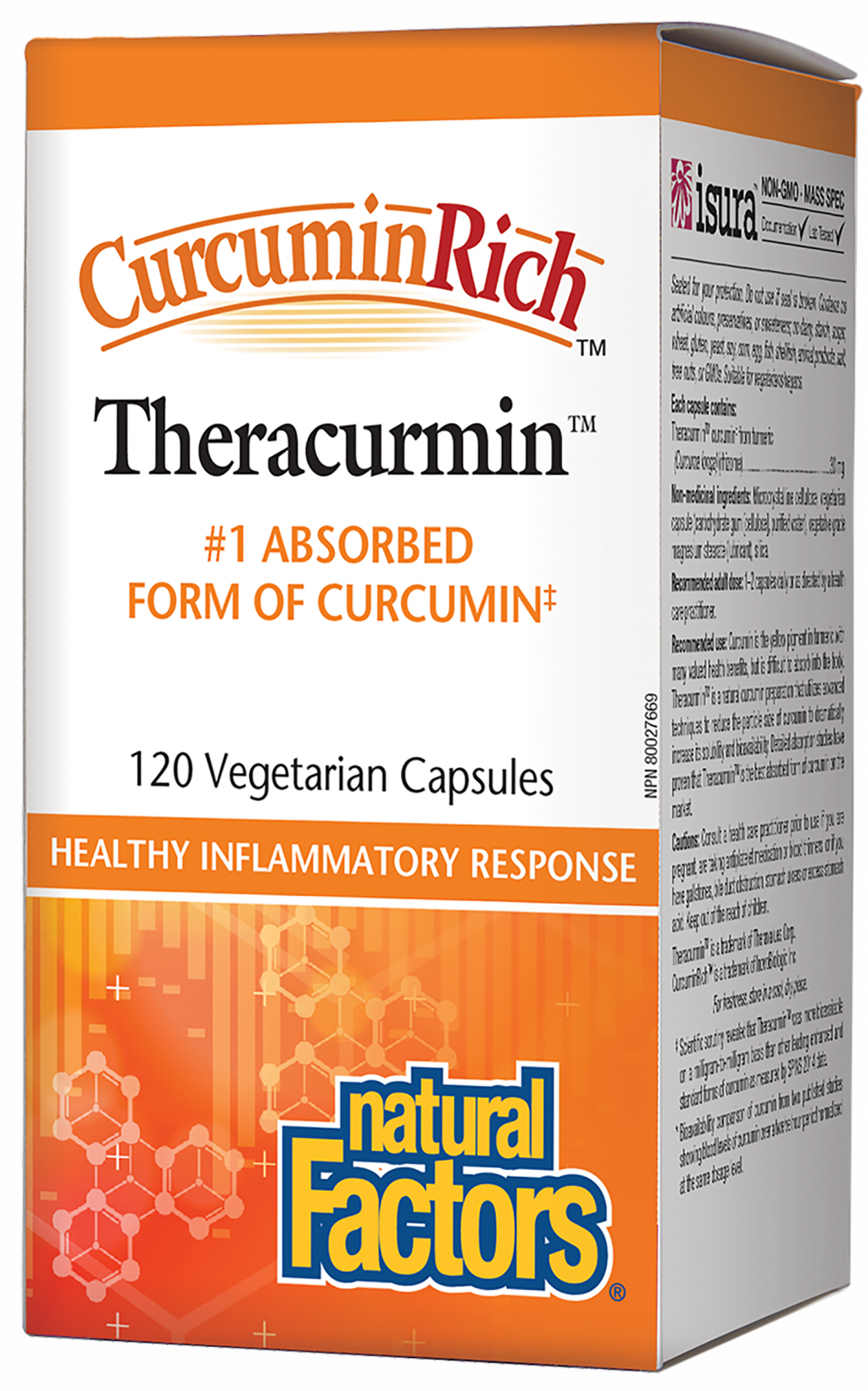 Natural Factors Theracurmin CurcuminRich&amp;trade; 120 Vegetarian Capsules by Natural Factors