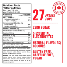 Load image into Gallery viewer, Clean Healthy Freeze Pops 27x150ml