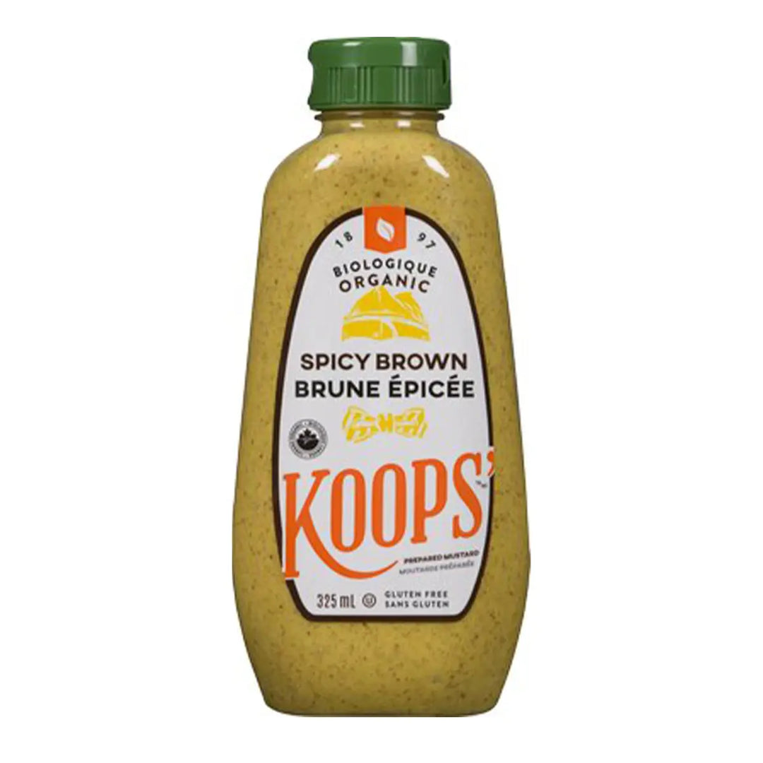 Spicy Brown Mustard Organic 325ml