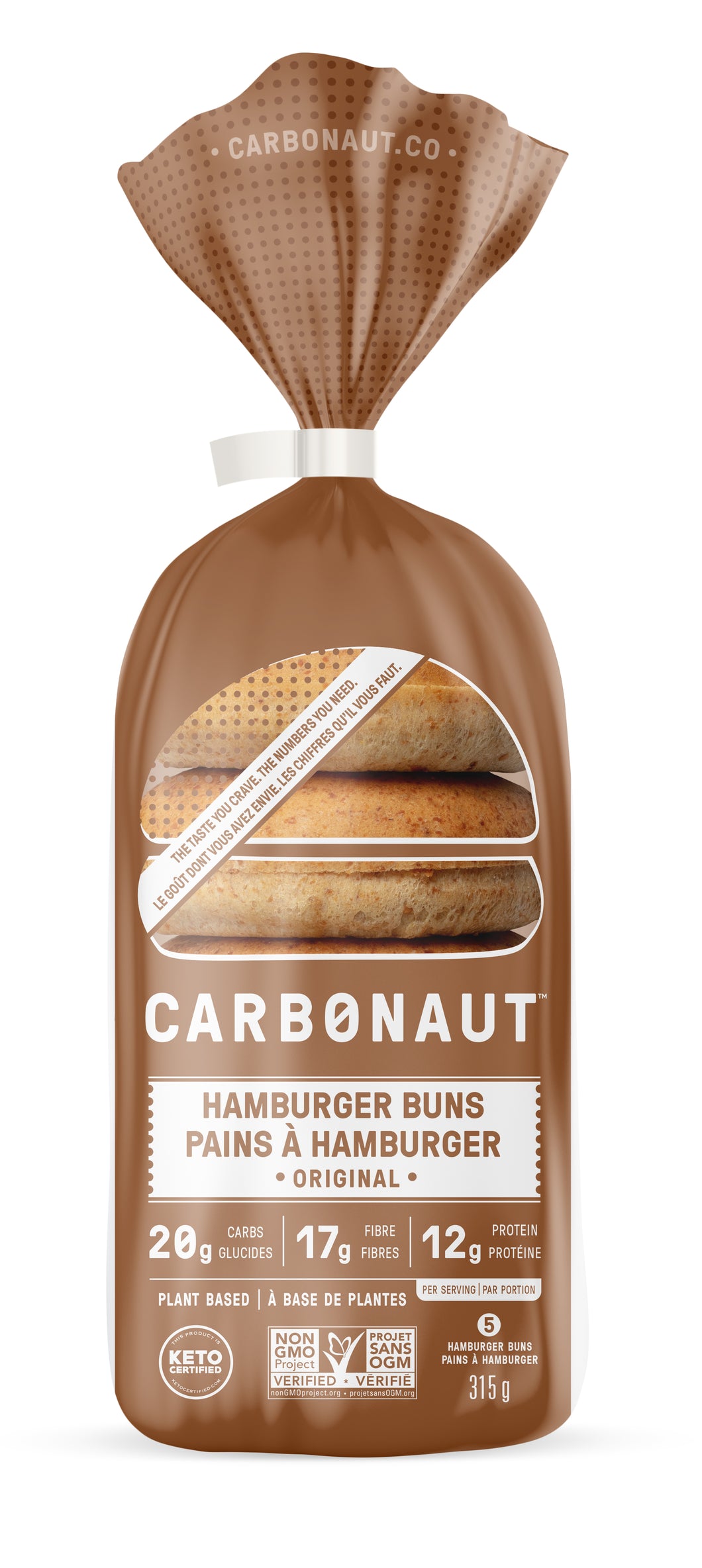 Low Carb Hamburger Buns 325g