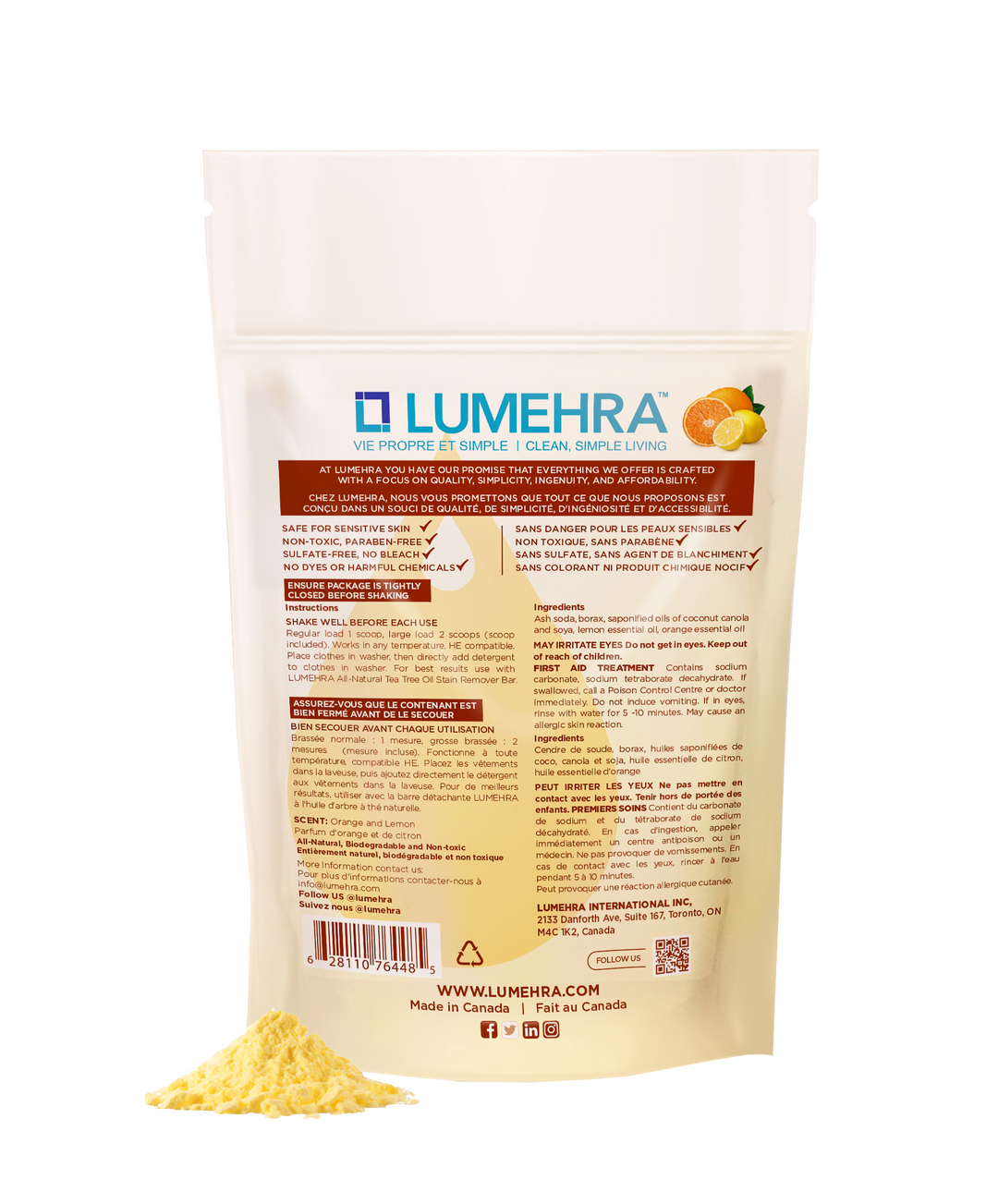 Lumehra Laundry Detergent Citrus by Lumehra
