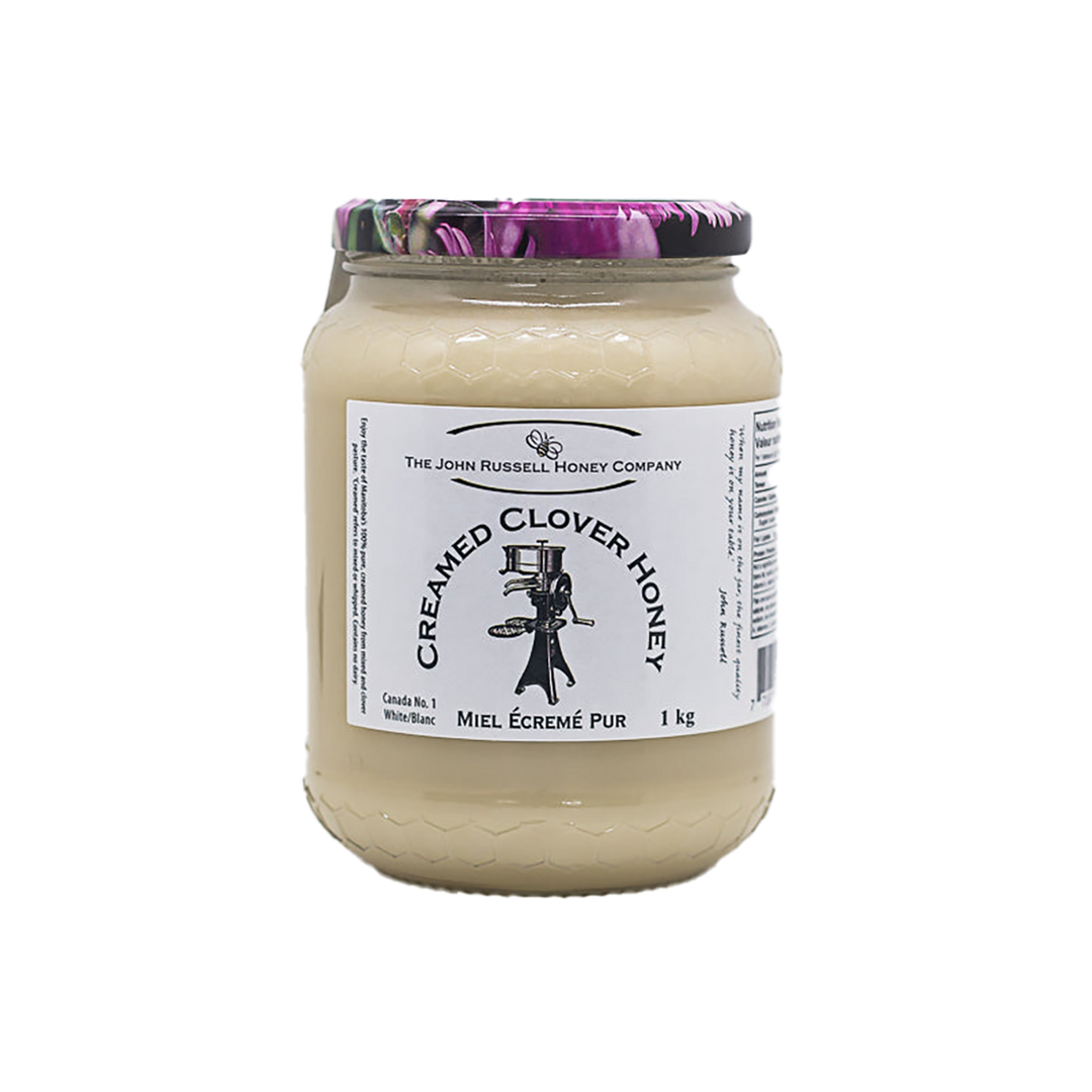 Creamed Clover Honey 1 kg by John Russel
