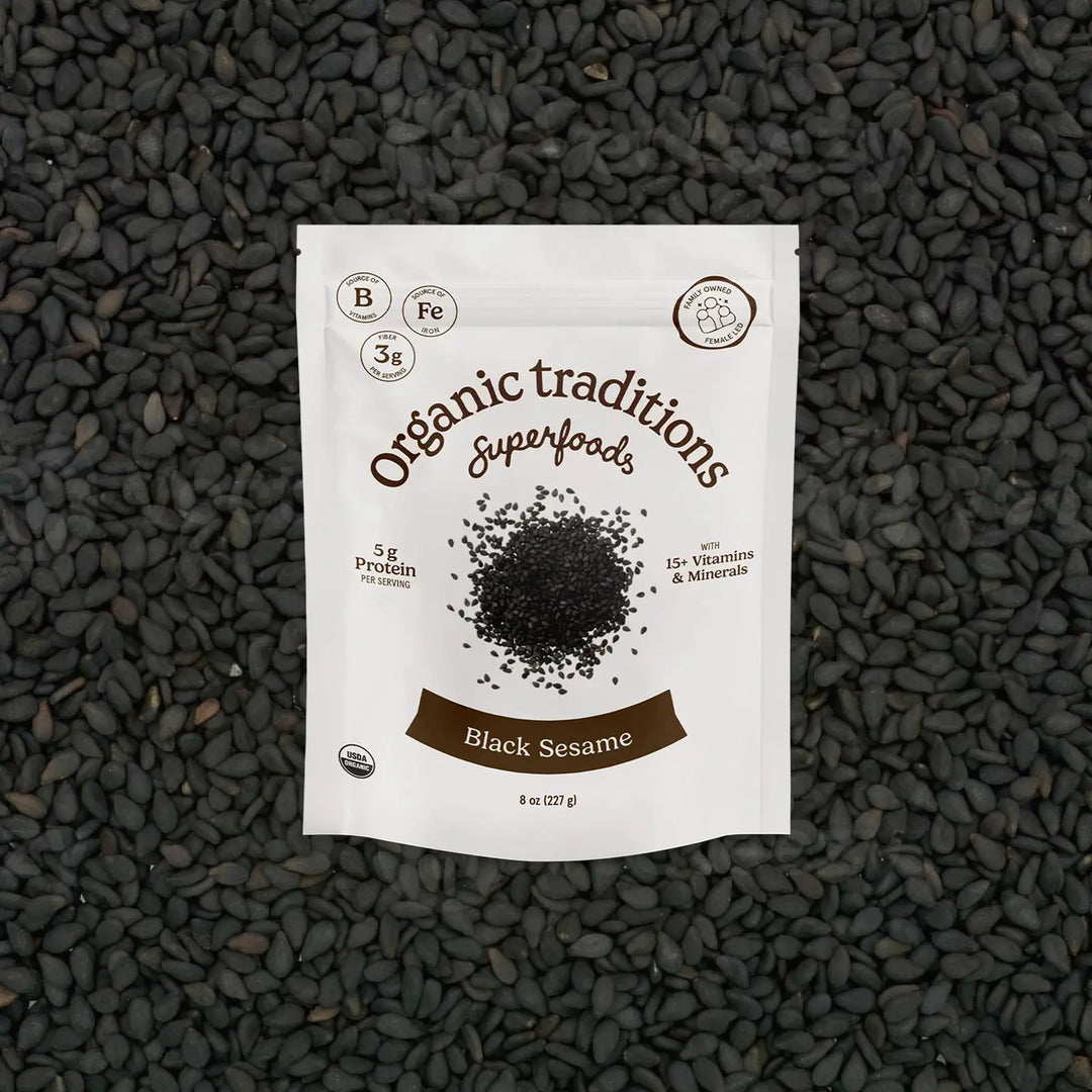 Organic Traditions Black Sesame Seeds