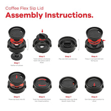 Load image into Gallery viewer, Wide Mouth Flex Sip Cap Black by Hydro Flask