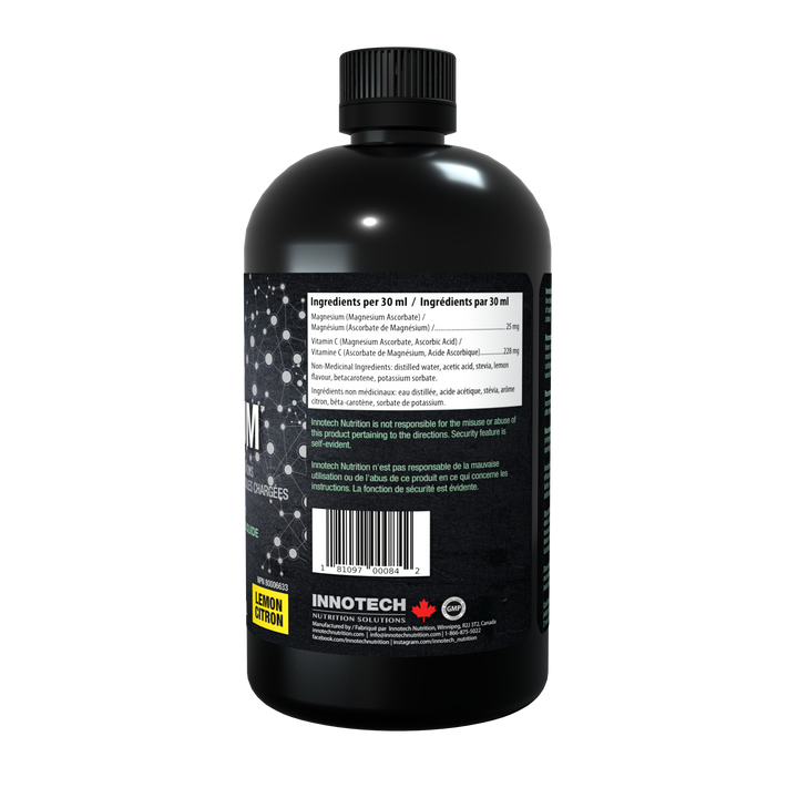 Magnesium Ionic Liquid Lemon 500ml by Innotech