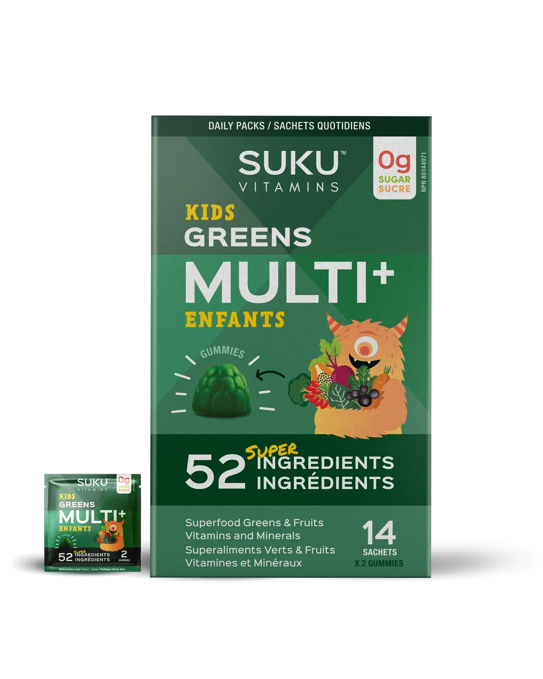 Suku Greens Multi + Kids Gummies 28s