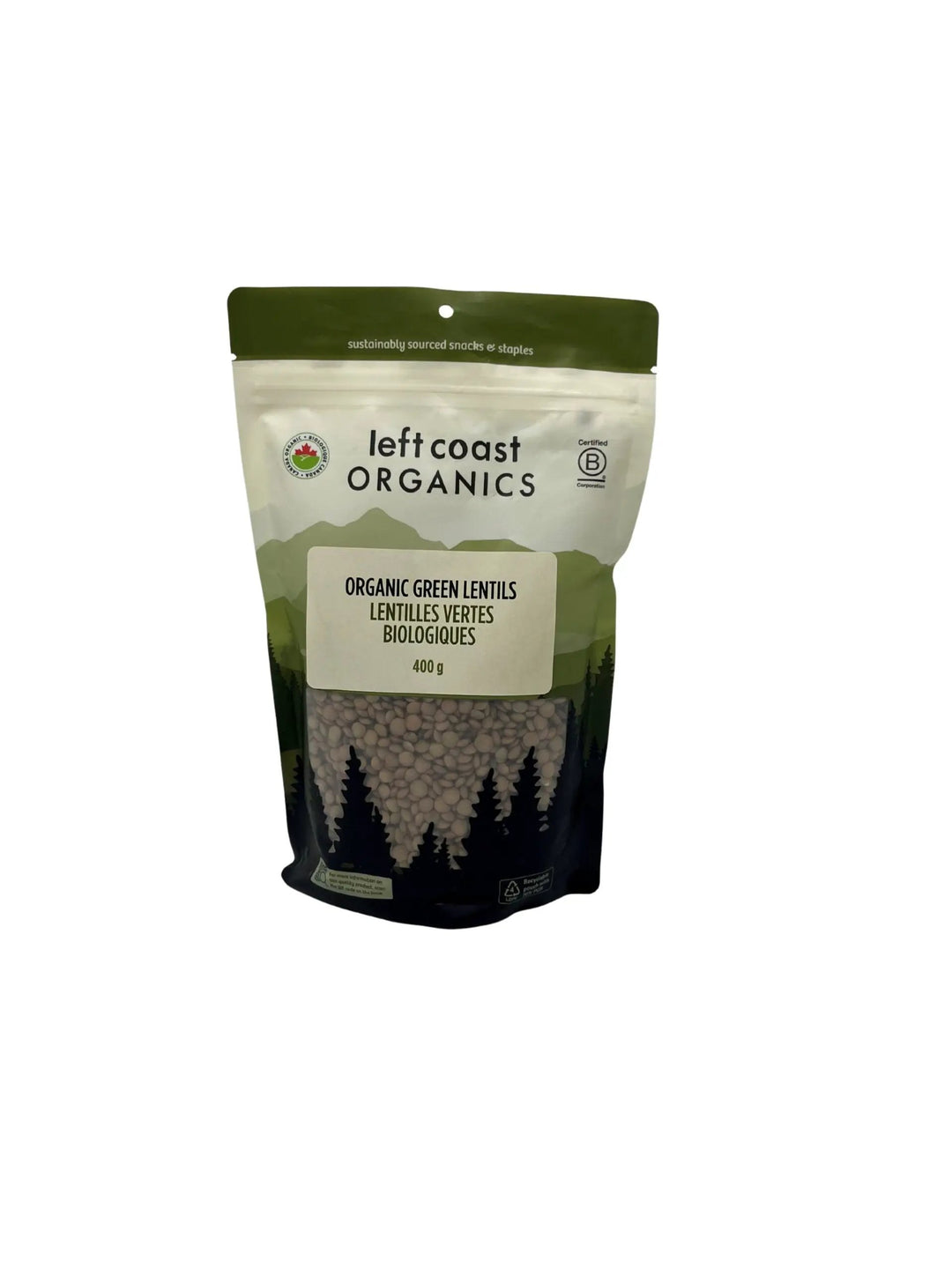 Organic Green Lentils 400g