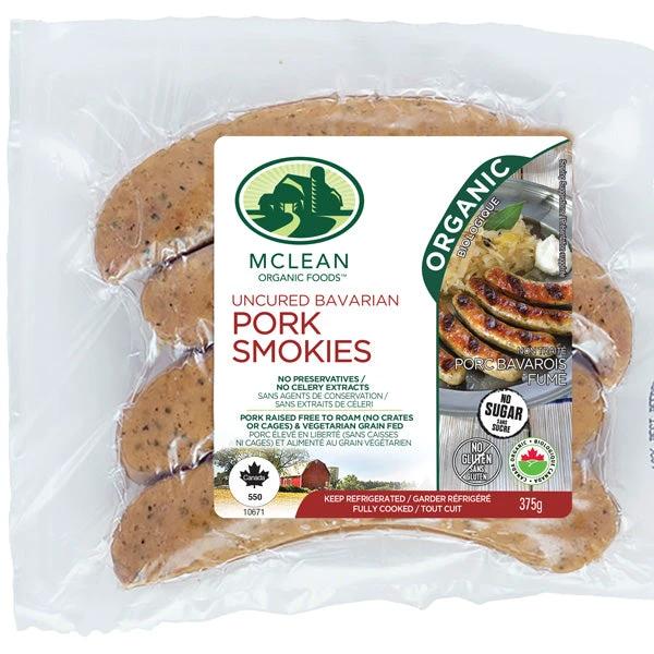 Bavarian Pork Smokies 375g by McLean