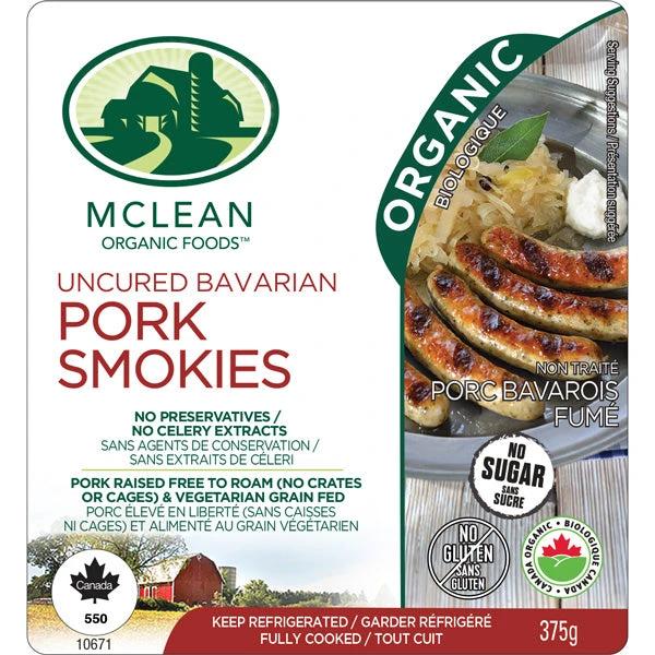 Bavarian Pork Smokies 375g by McLean