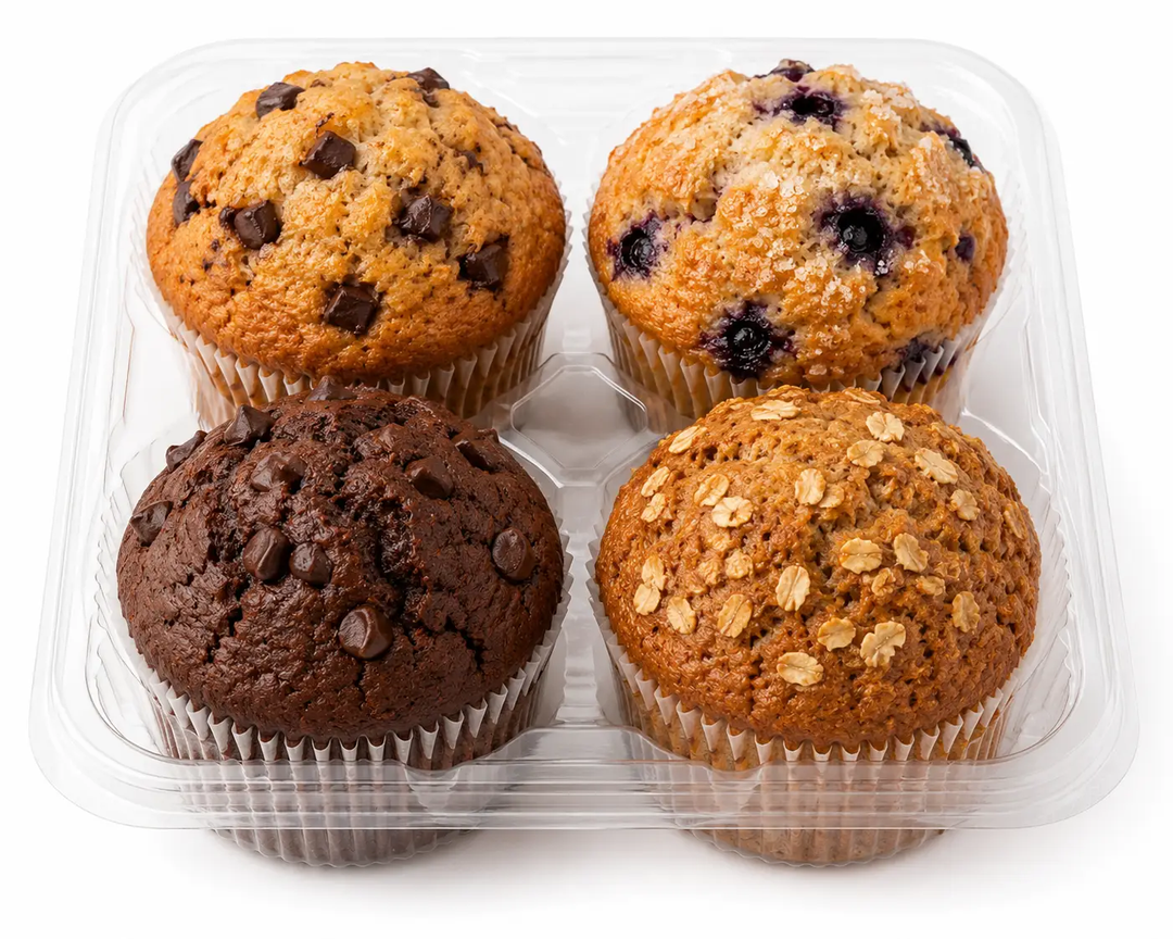 Muffins Assorted 4 P 4pak