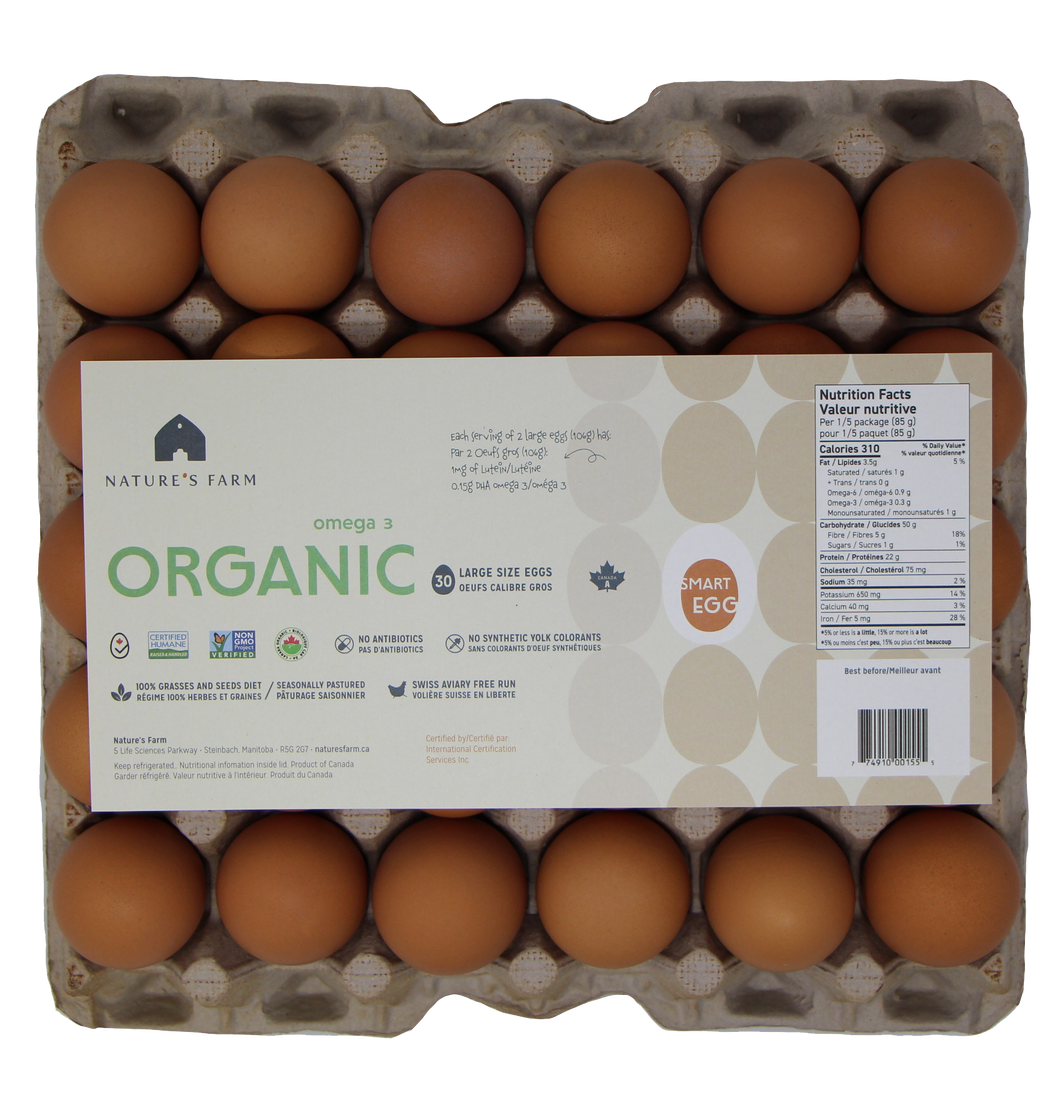 Large Organic Eggs 30pk