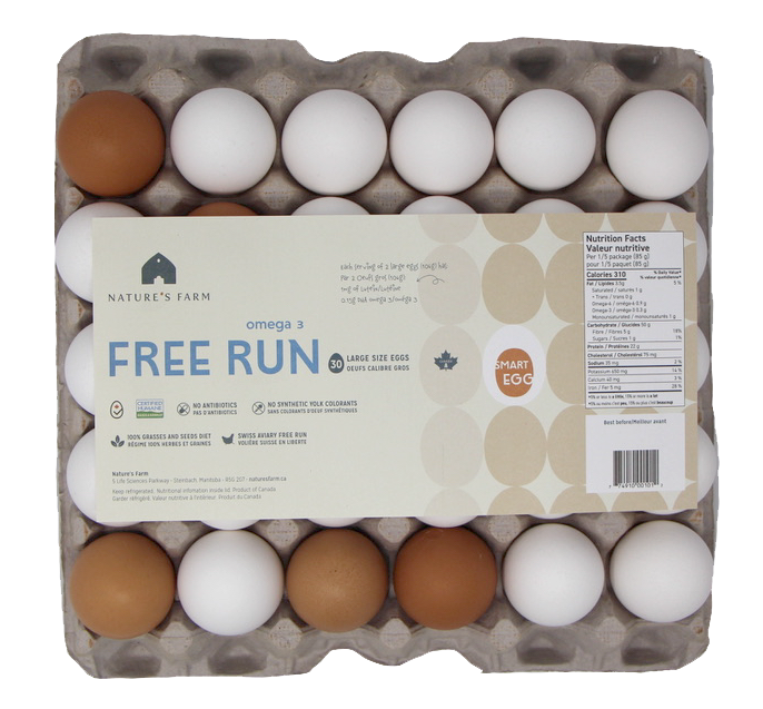 Free Run Large Eggs 30pk