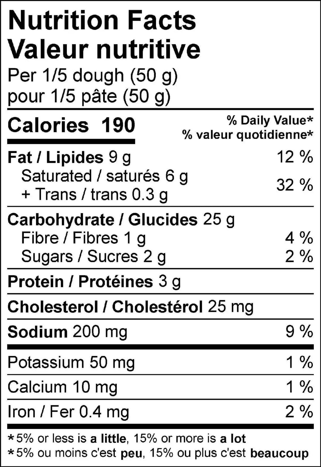 Shortcrust Pastry Dough 500g