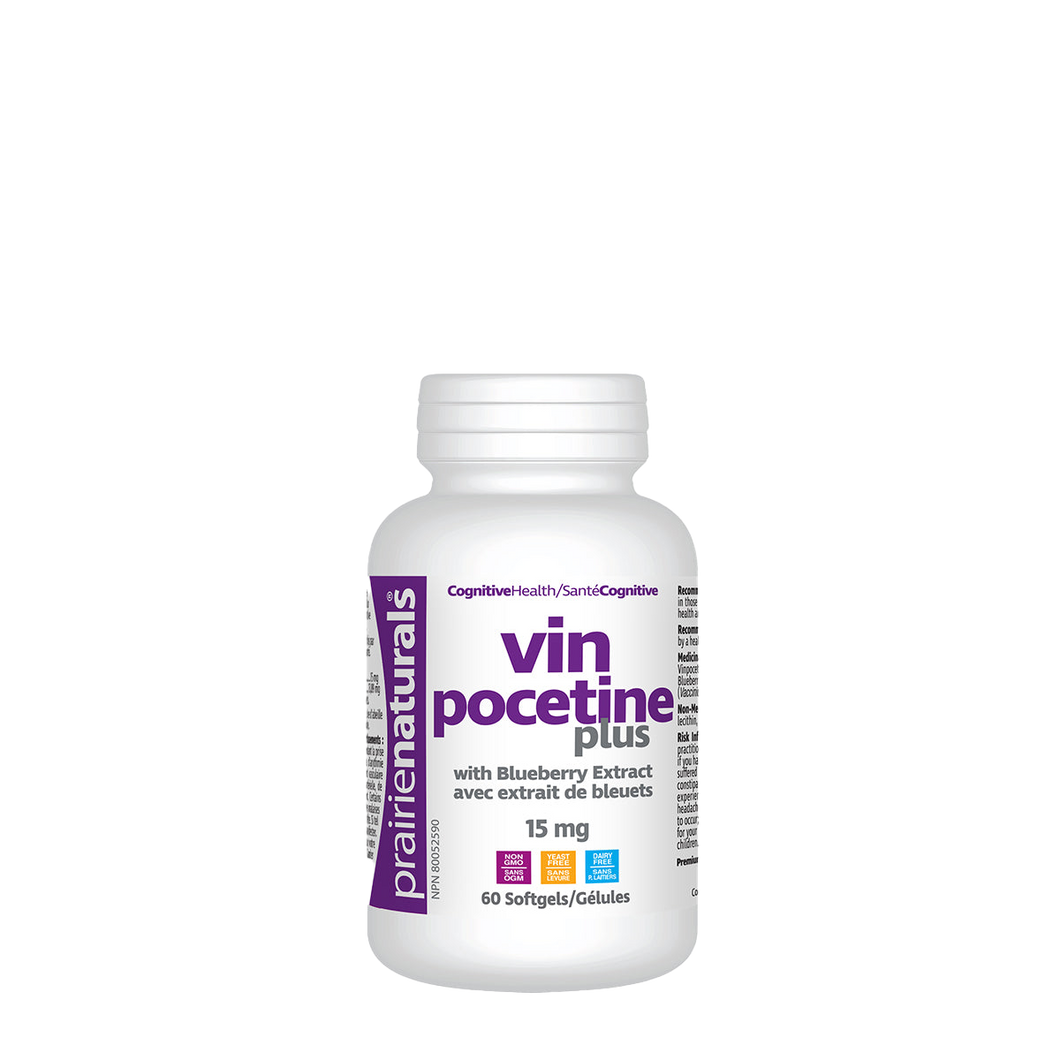 Prairie Naturals, Vinpocetine Plus. 15 MG 60 Caps.