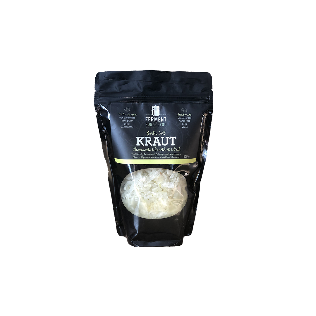 Saurkruat Garlic Dill 500ml by Ferment For You