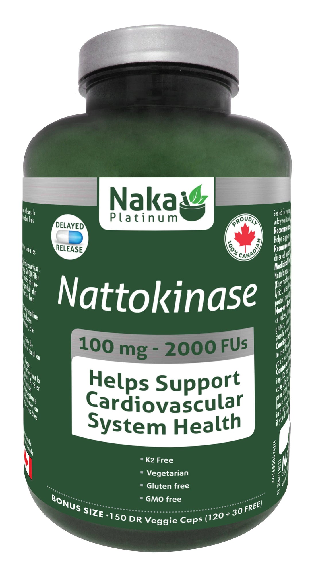 Nattokinase 100mg 150caps by Naka