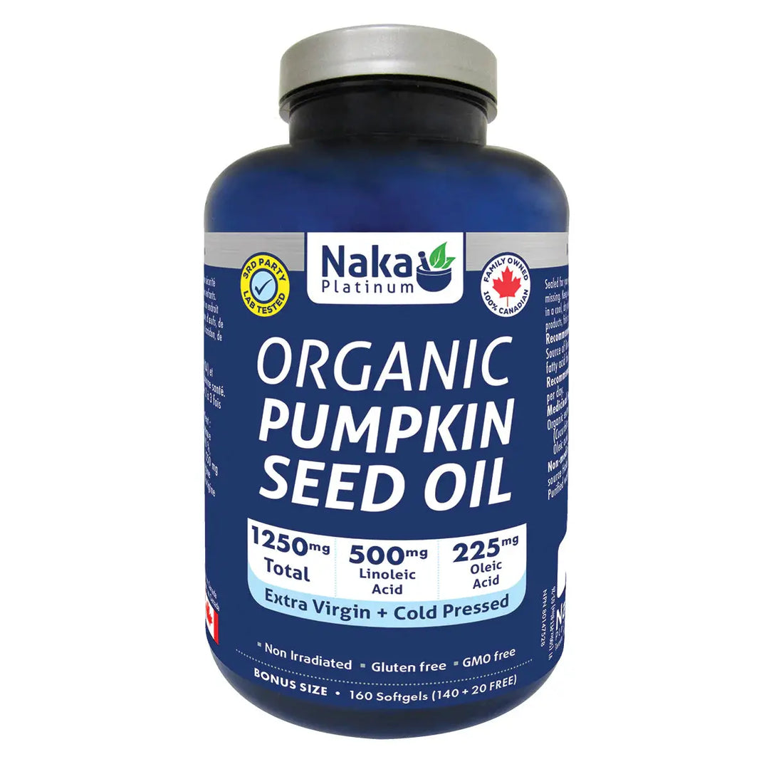 Organic Pumpkin Seed Oil 160 Softgels