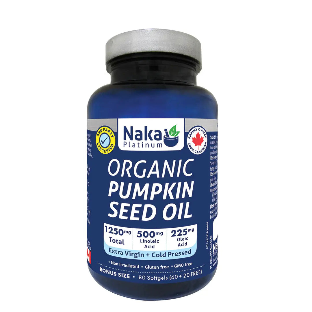 Organic Pumpkin Seed Oil 80 Softgels