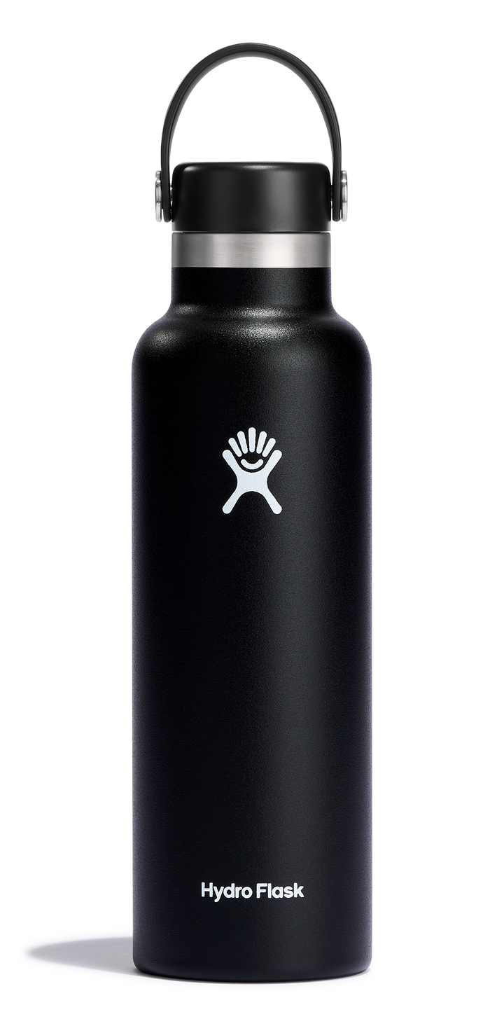 Flex Cap Bottle Black 21oz by Hydro Flask