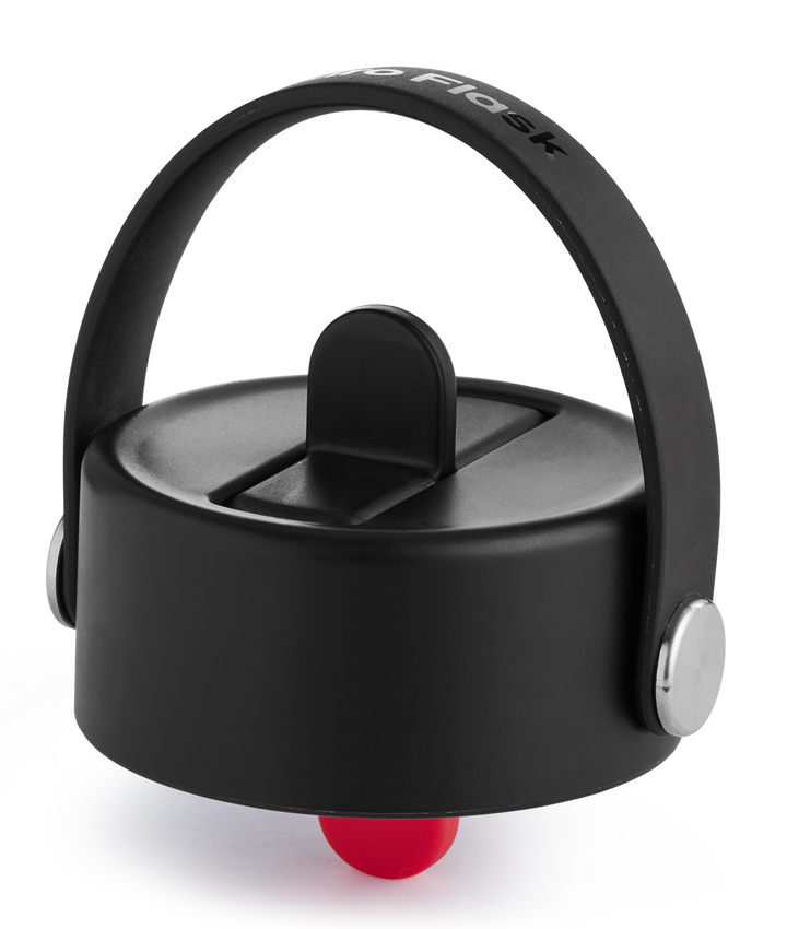 Straw Wide Flex Cap Black by Hydro Flask