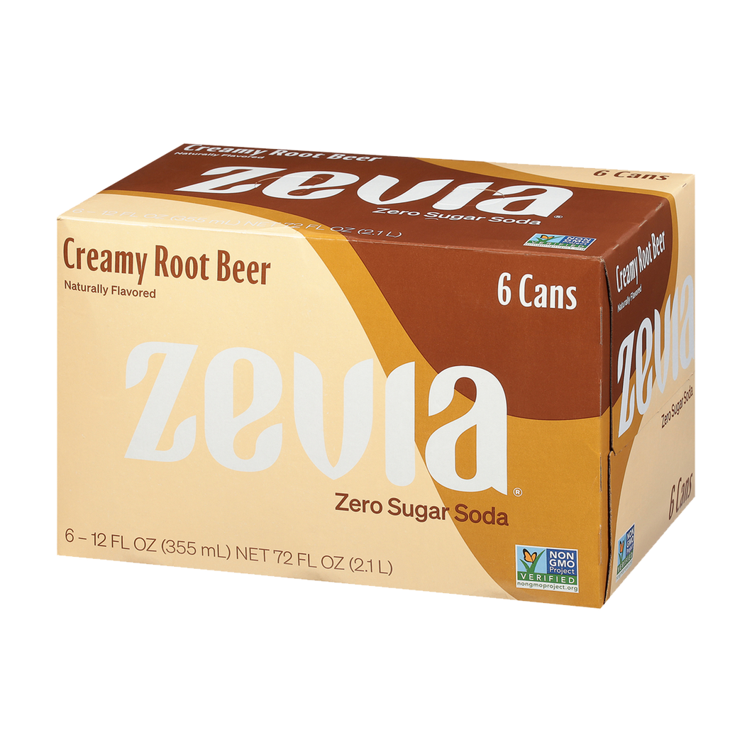 Creamy Root Beer Soda 6 pack