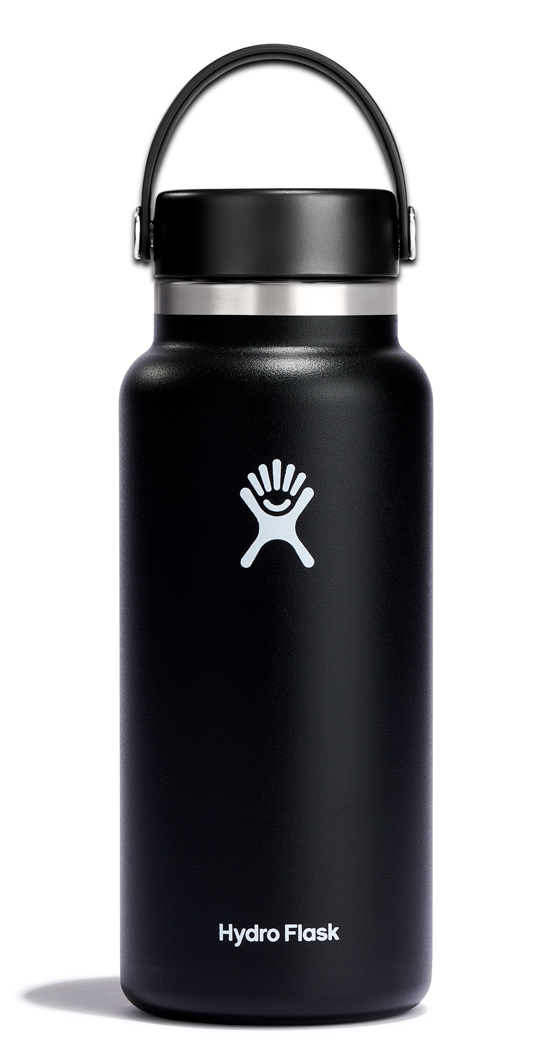 Wide Flex Cap Bottle Black 32oz by Hydro Flask