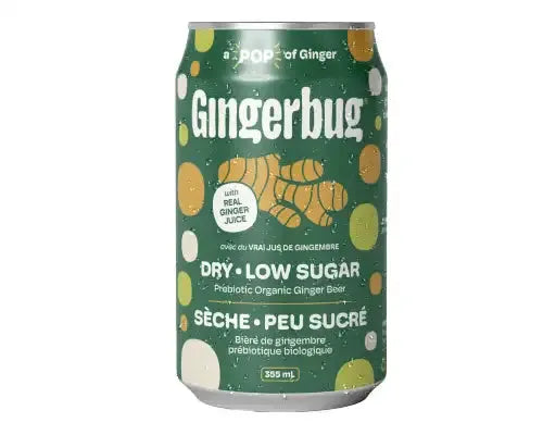 Dry &amp; Low Sugar Prebiotic Ginger Beer 355ML