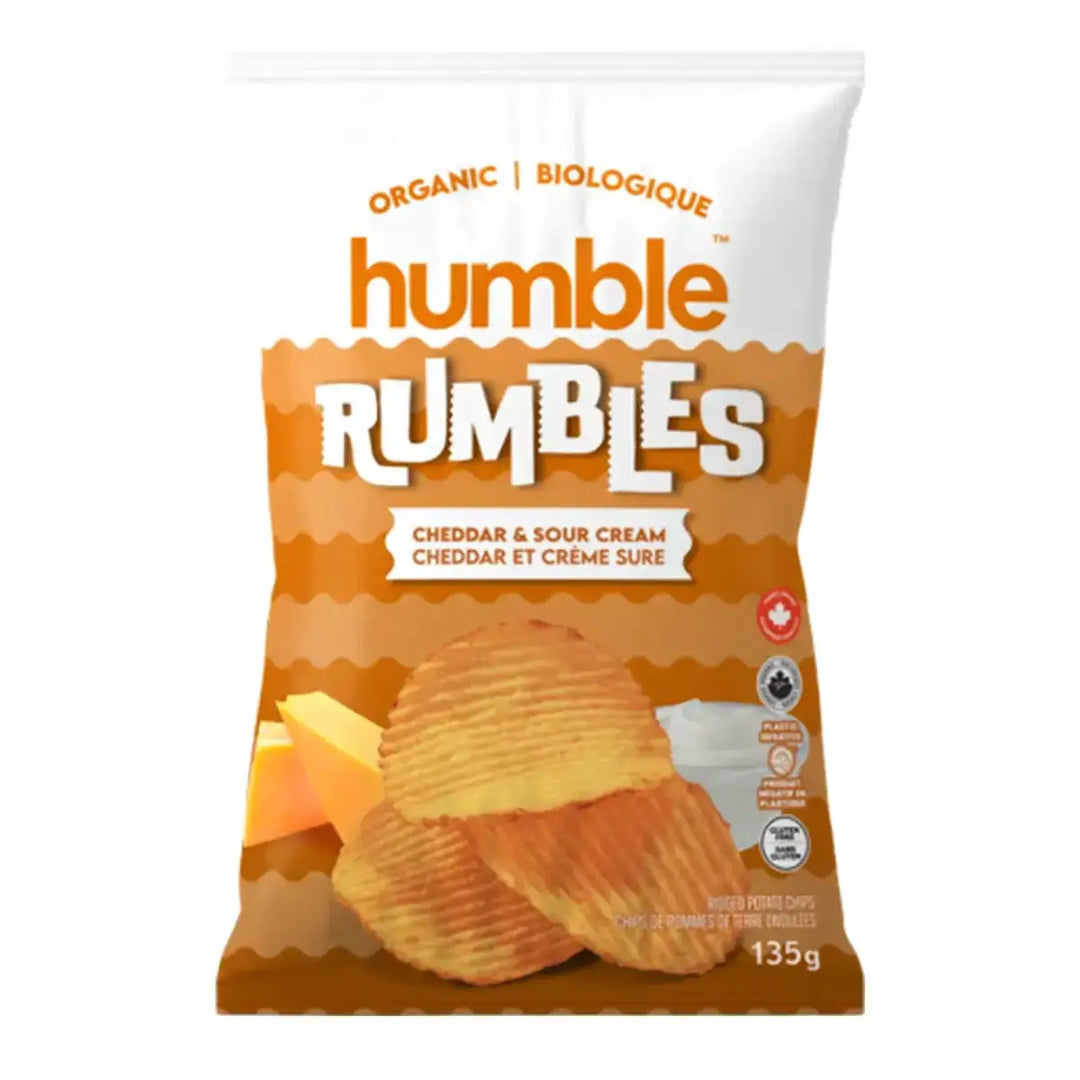 Cheddar &amp; Sour Cream Rumbles Chips 135g