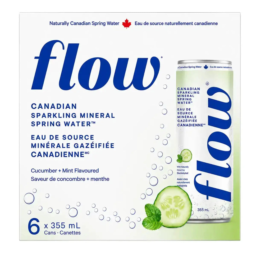 Cucumber Mint Sparkling Water 6x355mL