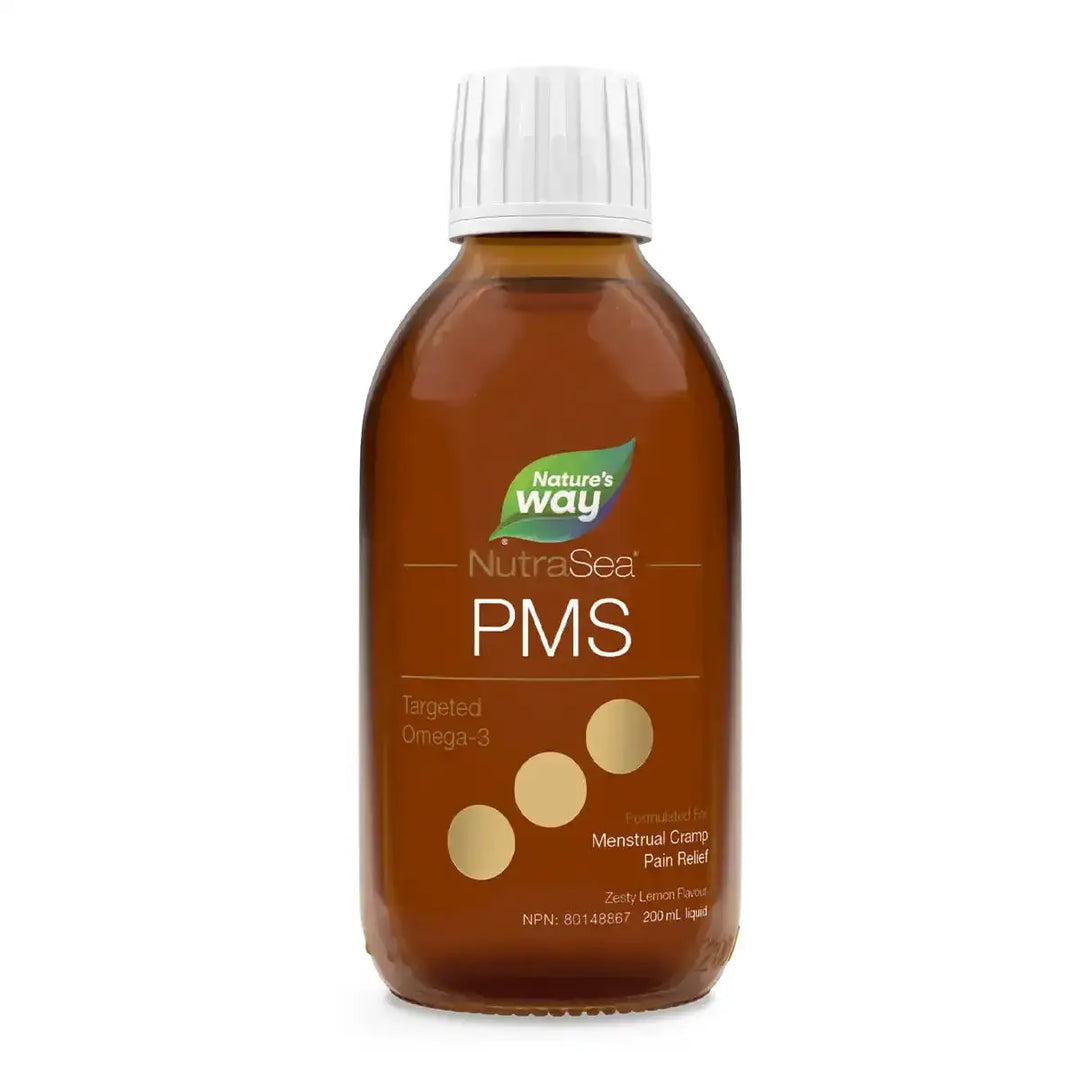 NutraSea PMS Targeted Omega-3 Lemon Flavour 200ml