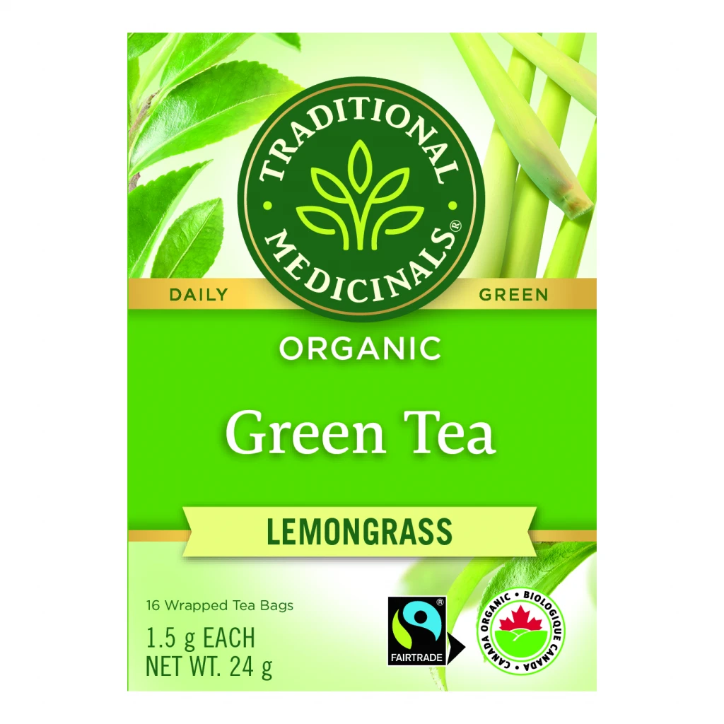 Organic Green Tea With Lemongrass by Traditional Medicinals