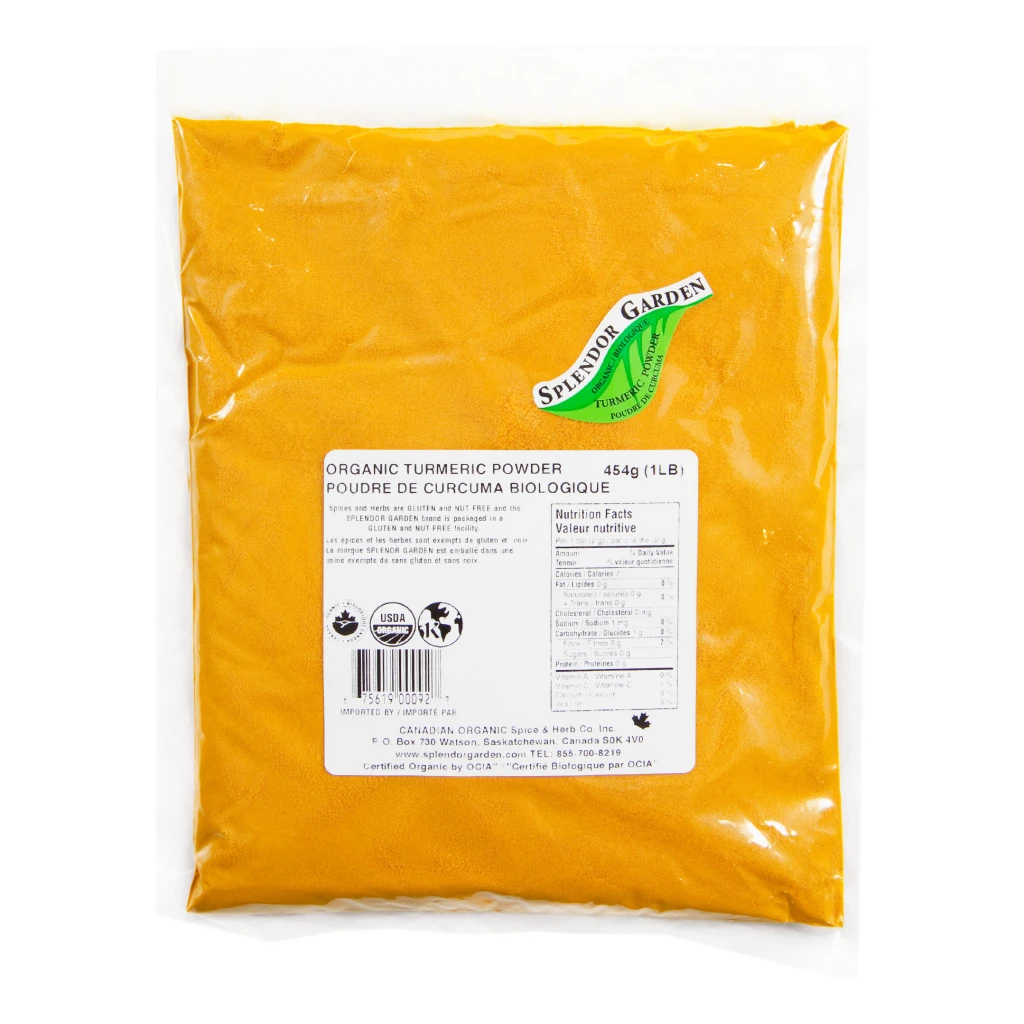 Organic Turmeric Powder by Splendor Garden