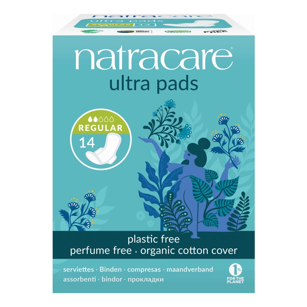 Ultra Pads W/Wings Regular by NatraCare