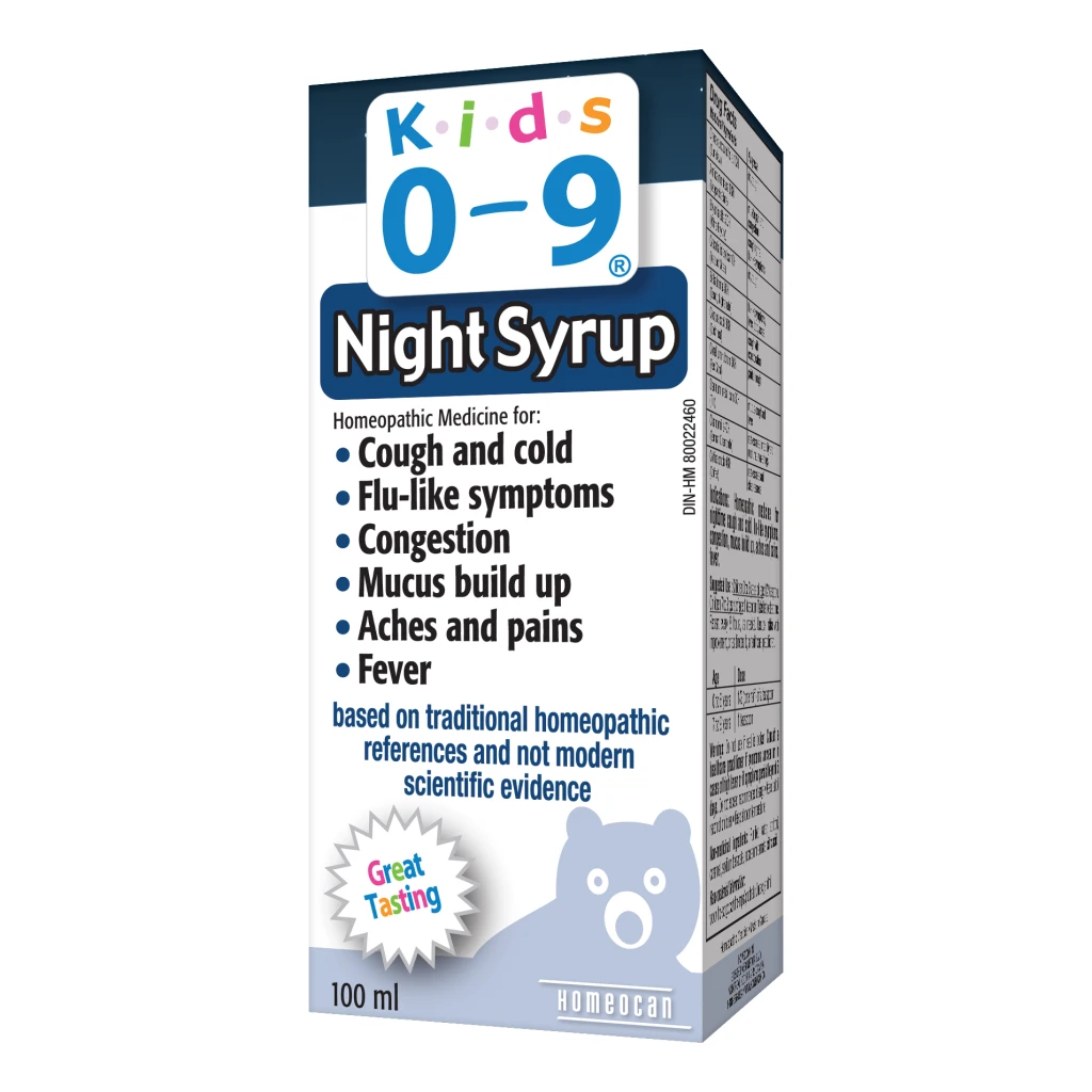 Homeocan Syrup Cough Night Kids 0-9 100Ml by Homeocan