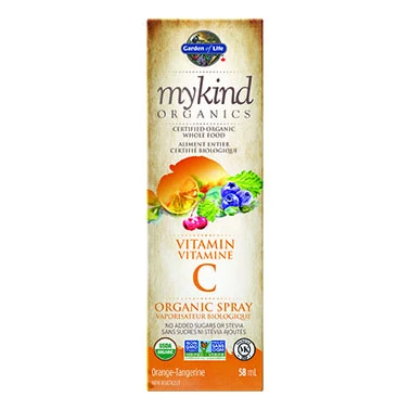 Organic Vitamin C Spray Orange 58Ml by Garden of Life