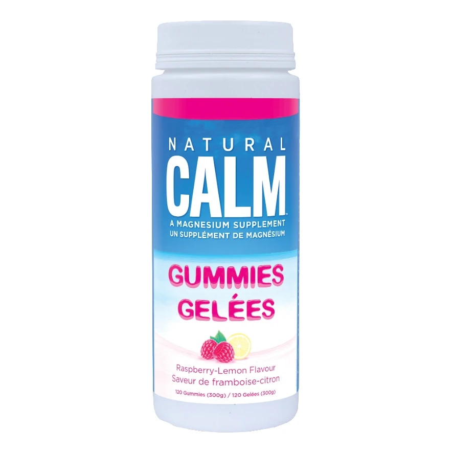 Natural Calm Raspberry Lemon Gummies 120S by Natural Calm