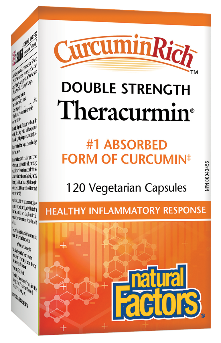 Natural Factors Theracurmin� CurcuminRich™  Double Strength    120 Vegetarian Capsules