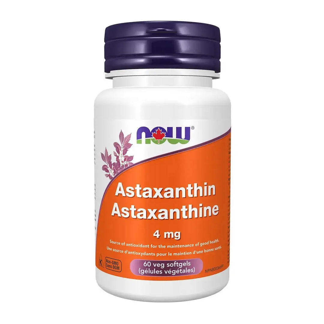 NOW Astaxanthin 4.5mg 60 Softgels