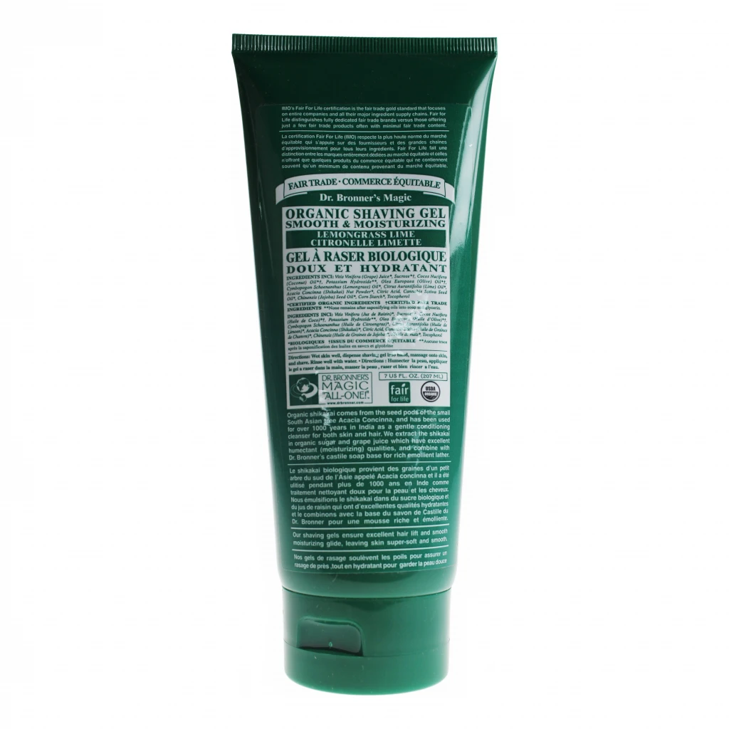 Lemongrass Lime Organic Shaving Soap by Dr Bronner