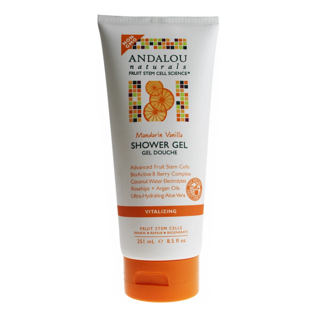 Mandarin Vanilla Vitalizing Shower Gel by Andalou Naturals